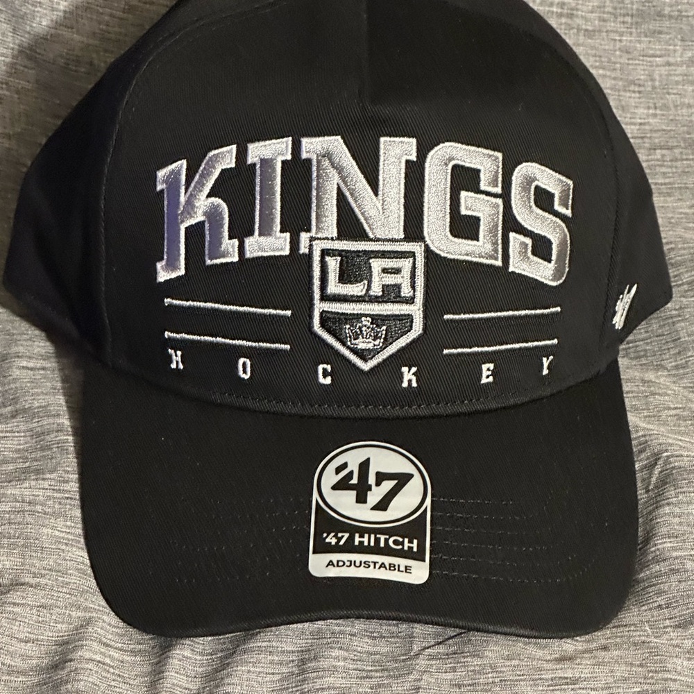 47 Brand Black Los Angeles Kings Hockey Cap. New
